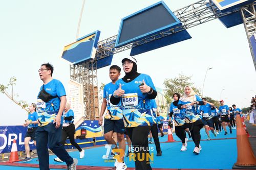 Race photo from ISOPlus Run 2024 Jakarta