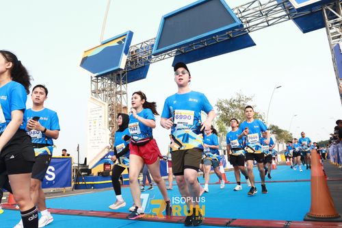 Race photo from ISOPlus Run 2024 Jakarta