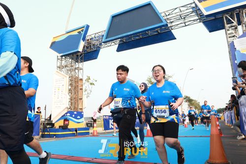 Race photo from ISOPlus Run 2024 Jakarta