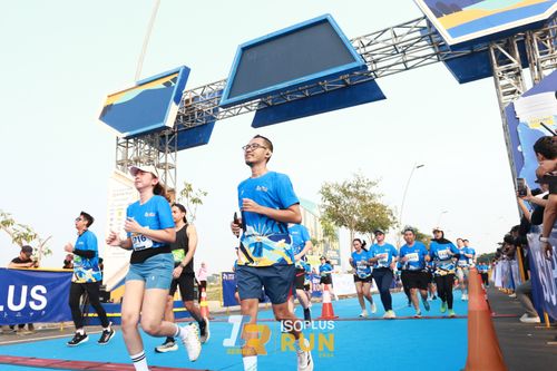 Race photo from ISOPlus Run 2024 Jakarta