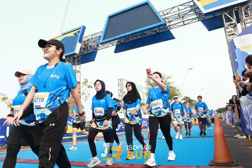 Race photo from ISOPlus Run 2024 Jakarta