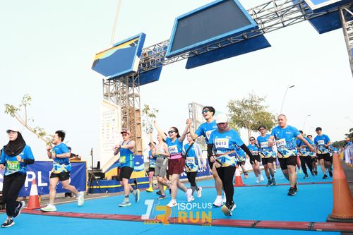 Race photo from ISOPlus Run 2024 Jakarta