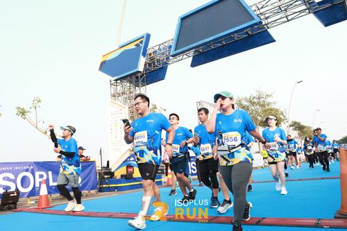 Race photo from ISOPlus Run 2024 Jakarta