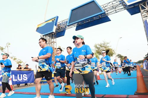 Race photo from ISOPlus Run 2024 Jakarta