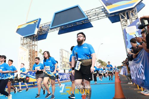 Race photo from ISOPlus Run 2024 Jakarta