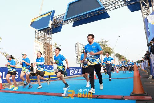 Race photo from ISOPlus Run 2024 Jakarta
