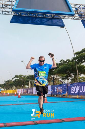 Race photo from ISOPlus Run 2024 Jakarta
