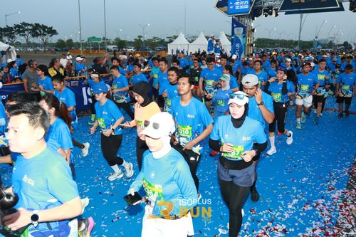 Race photo from ISOPlus Run 2024 Jakarta