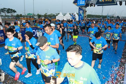 Race photo from ISOPlus Run 2024 Jakarta