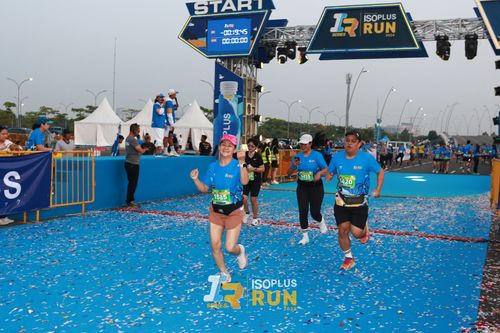 Race photo from ISOPlus Run 2024 Jakarta