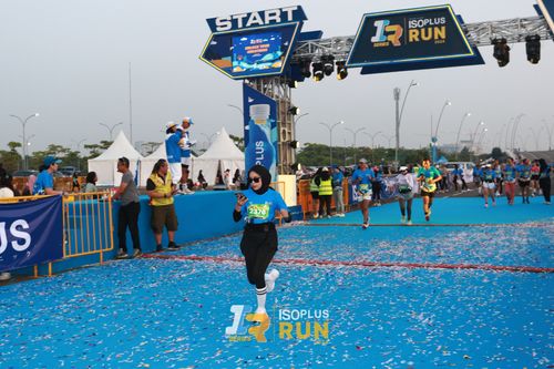 Race photo from ISOPlus Run 2024 Jakarta