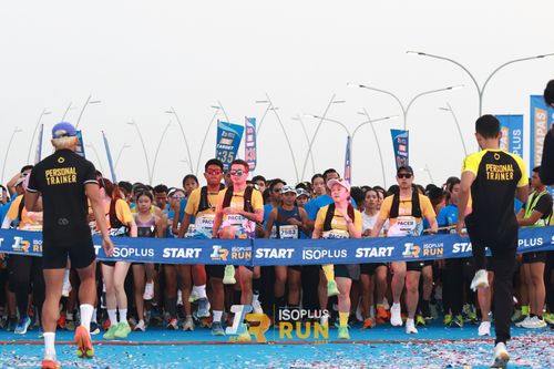 Race photo from ISOPlus Run 2024 Jakarta