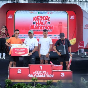 Race photo from KEDIRI HALF MARATHON 2026