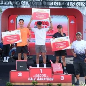Race photo from KEDIRI HALF MARATHON 2026