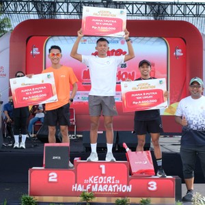 Race photo from KEDIRI HALF MARATHON 2026