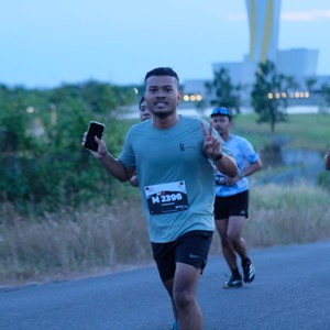 Race photo from KEDIRI HALF MARATHON 2026