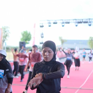 Race photo from KEDIRI HALF MARATHON 2026