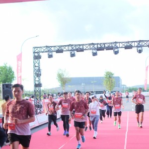 Race photo from KEDIRI HALF MARATHON 2026