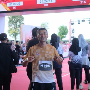 Race photo from KEDIRI HALF MARATHON 2026