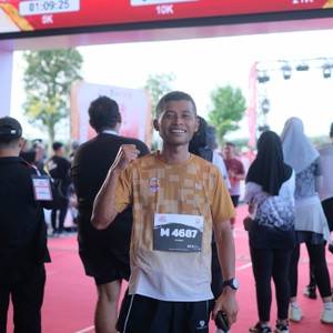 Race photo from KEDIRI HALF MARATHON 2026