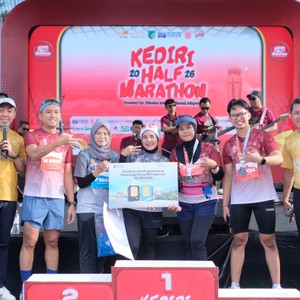 Race photo from KEDIRI HALF MARATHON 2026