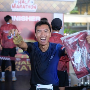Race photo from KEDIRI HALF MARATHON 2026