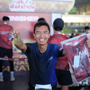 Race photo from KEDIRI HALF MARATHON 2026