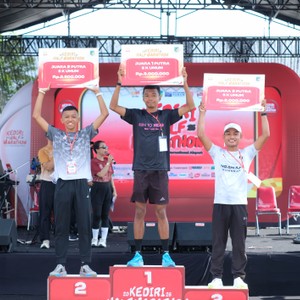 Race photo from KEDIRI HALF MARATHON 2026