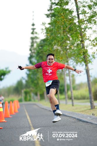 Race photo from KBP City Run 2024