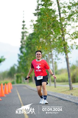 Race photo from KBP City Run 2024