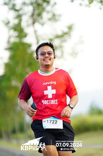 Race photo from KBP City Run 2024