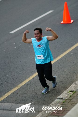 Race photo from KBP City Run 2024