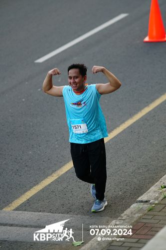 Race photo from KBP City Run 2024
