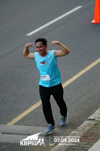 Race photo from KBP City Run 2024