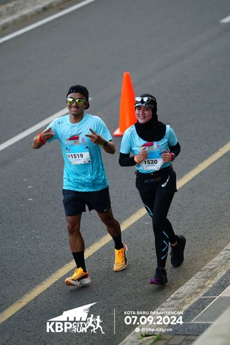 Race photo from KBP City Run 2024