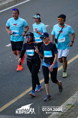 Race photo from KBP City Run 2024