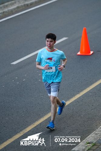 Race photo from KBP City Run 2024