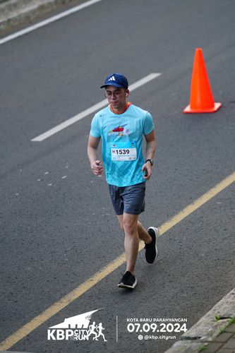 Race photo from KBP City Run 2024