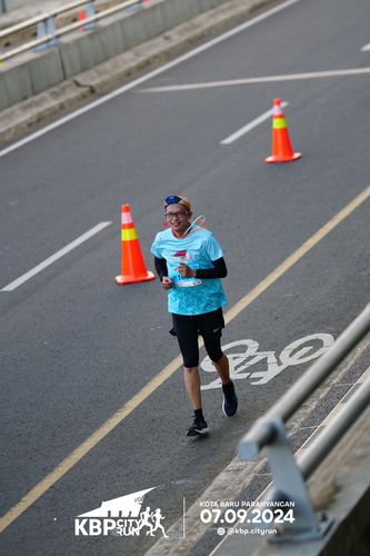 Race photo from KBP City Run 2024
