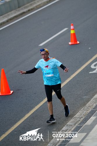 Race photo from KBP City Run 2024