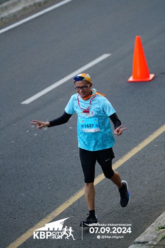 Race photo from KBP City Run 2024