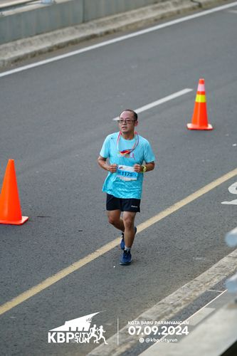 Race photo from KBP City Run 2024