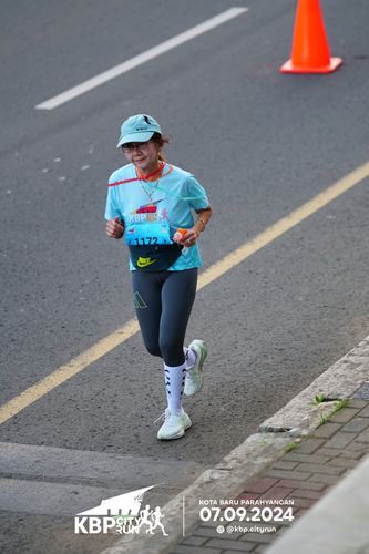 Race photo from KBP City Run 2024