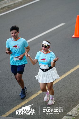 Race photo from KBP City Run 2024
