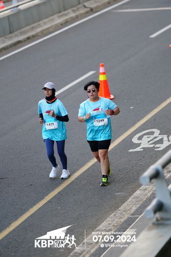 Race photo from KBP City Run 2024