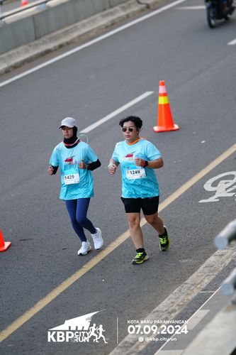 Race photo from KBP City Run 2024