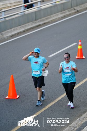 Race photo from KBP City Run 2024