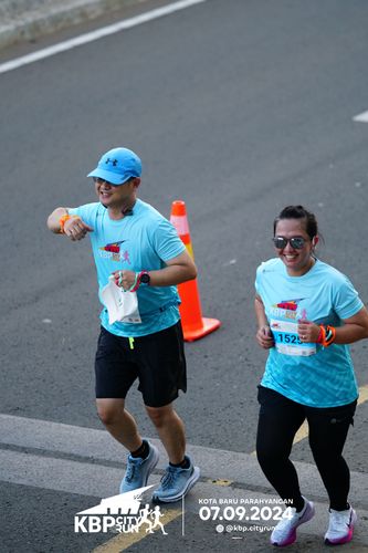 Race photo from KBP City Run 2024