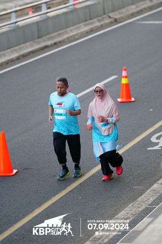 Race photo from KBP City Run 2024