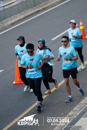Race photo from KBP City Run 2024